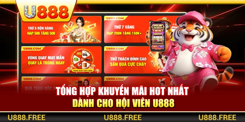 Tổng hợp khuyến mãi hot nhất dành cho hội viên U888